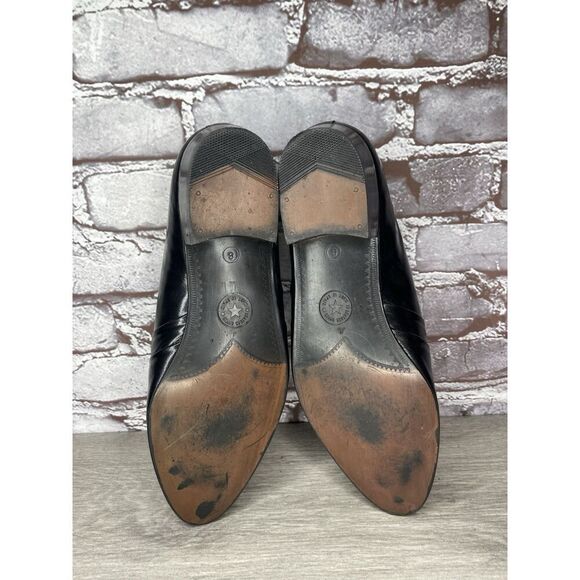 Stacy Adams Black Patent Leather Slip On Loafers Dress Shoes Men’s Sz 8M US/41EU - Picture 8 of 16